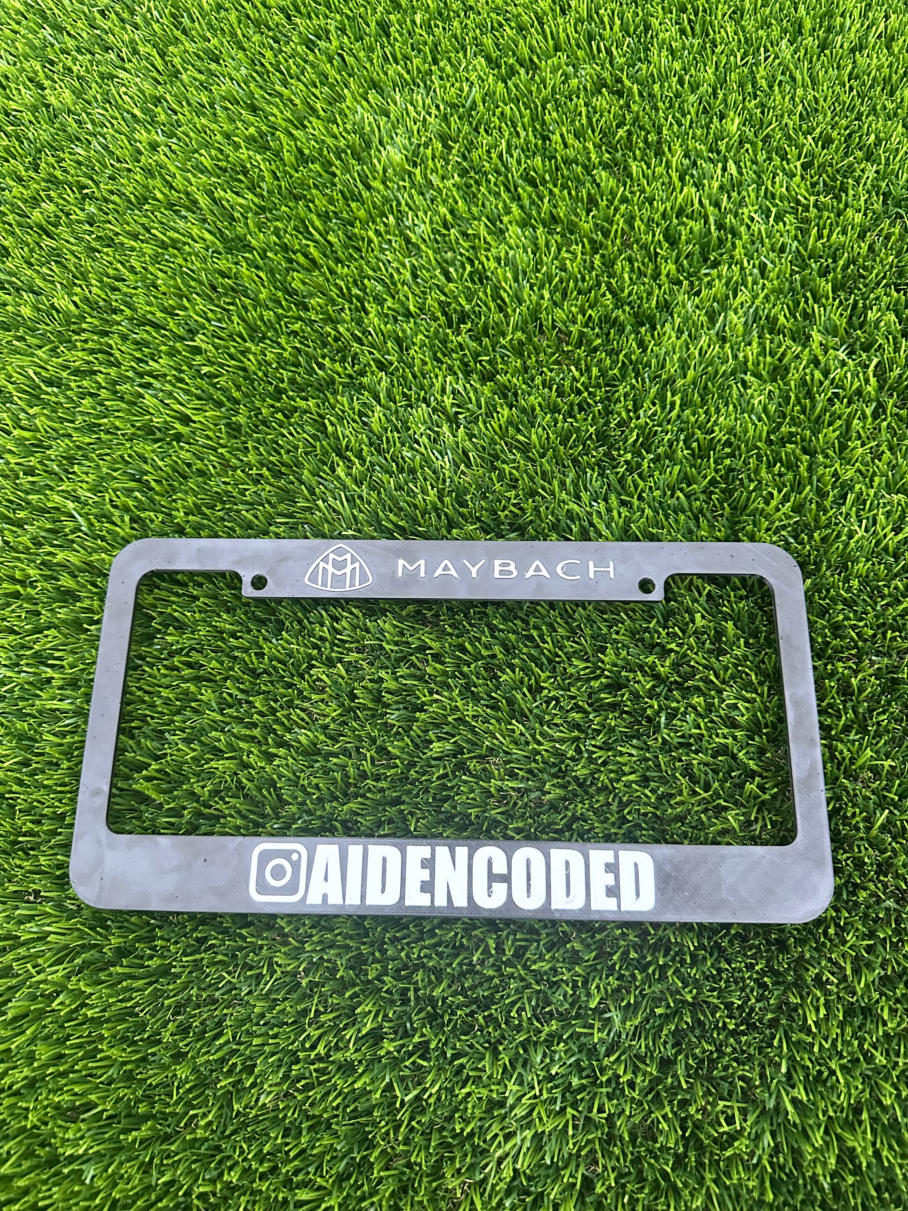 Custom Plate Frames